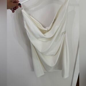 Zara Cream Elegant Dress